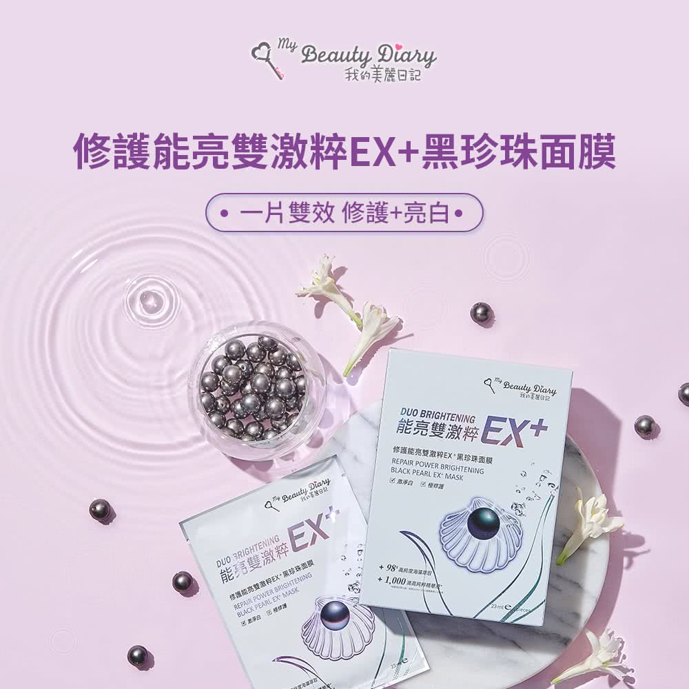 修护能亮双激粹EX黑珍珠面膜