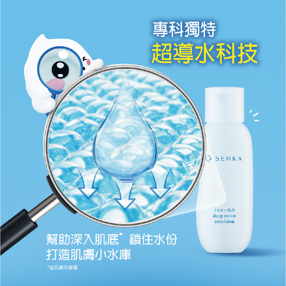 帮助深入肌底锁住水份