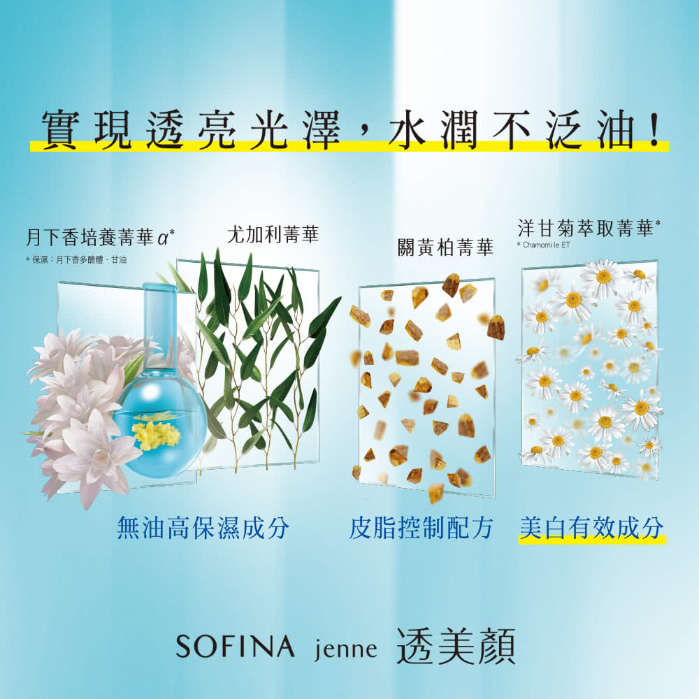 皮脂控制配方 美白有效成分