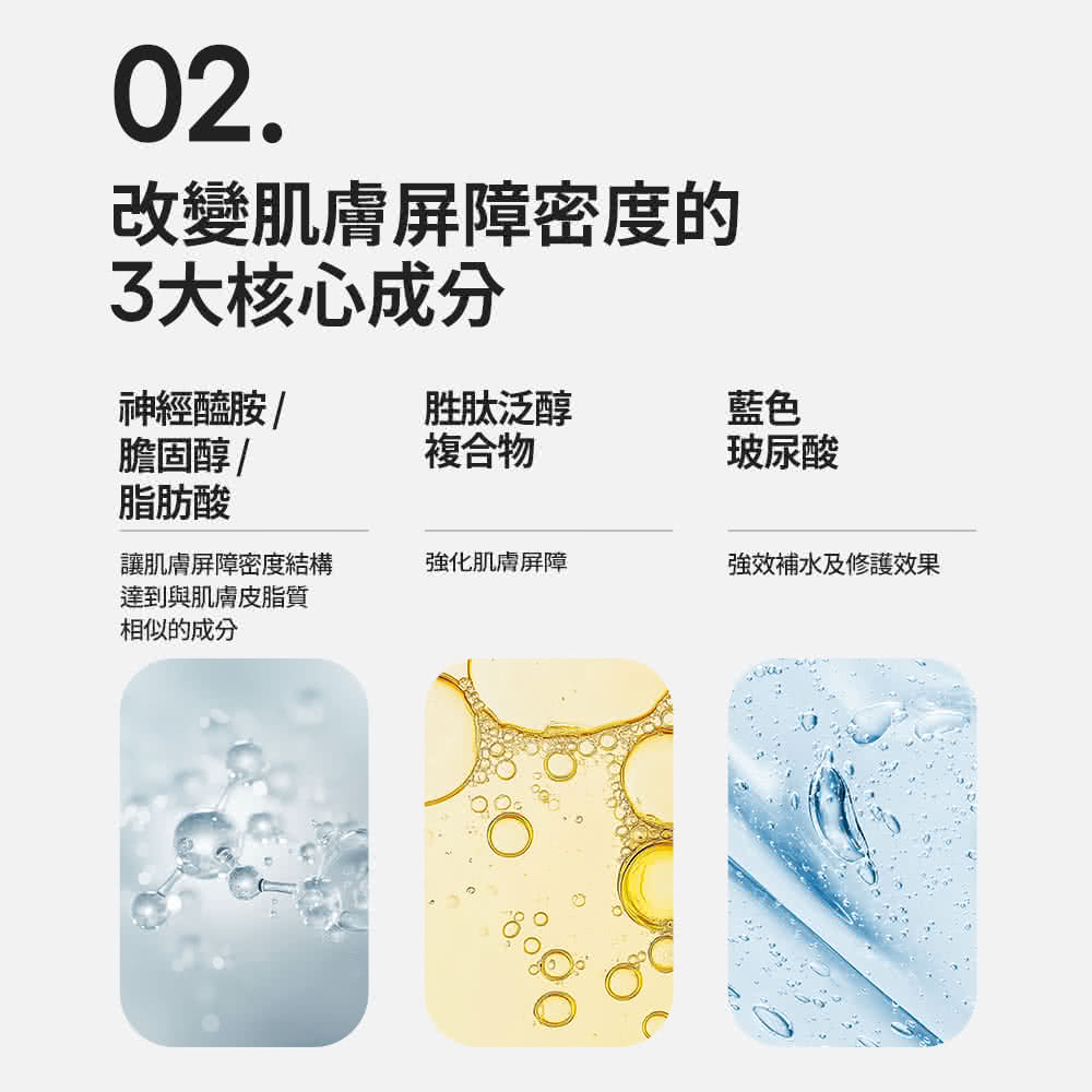 改变肌肤屏障密度的