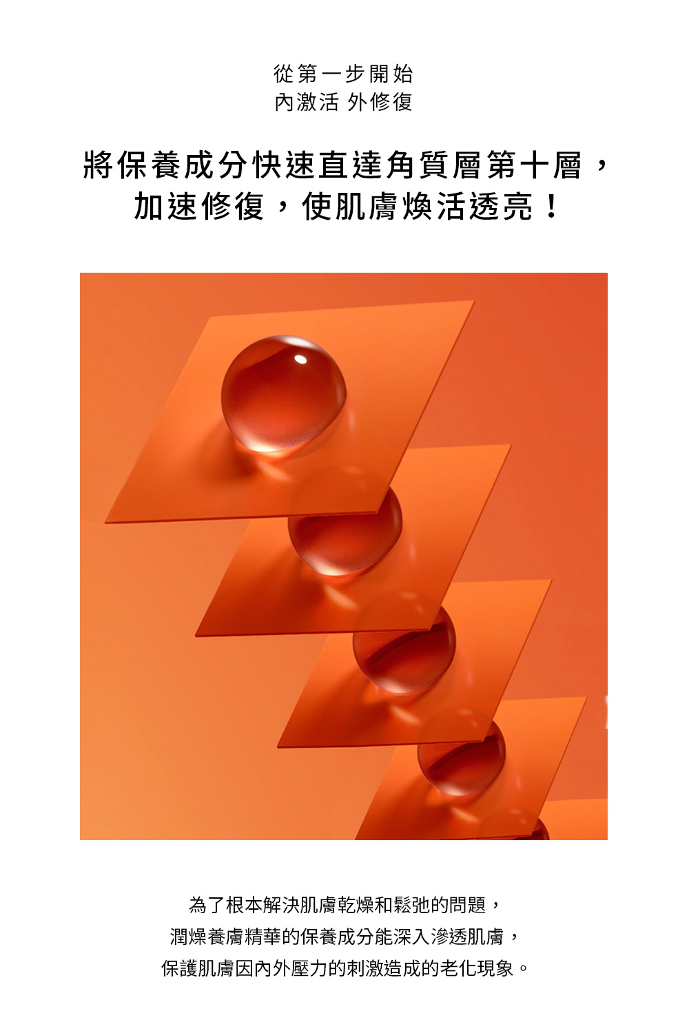 保护肌肤因内外压力的刺激造成的老化现象。