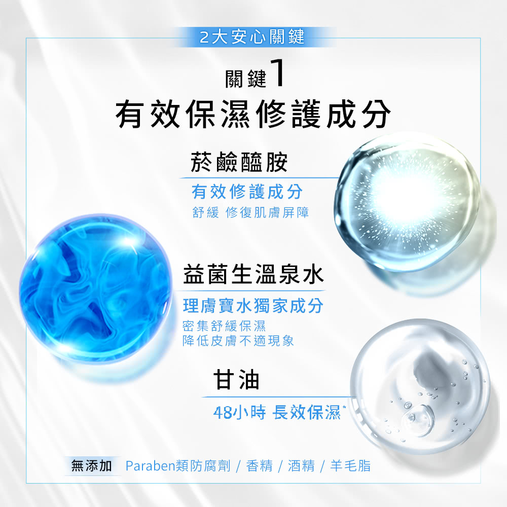 无添加 Paraben类防腐剂  香精  酒精  羊毛脂