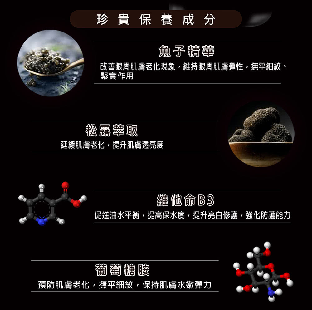 促进油水平衡,提高保水度,提升亮白修护,强化防护能力