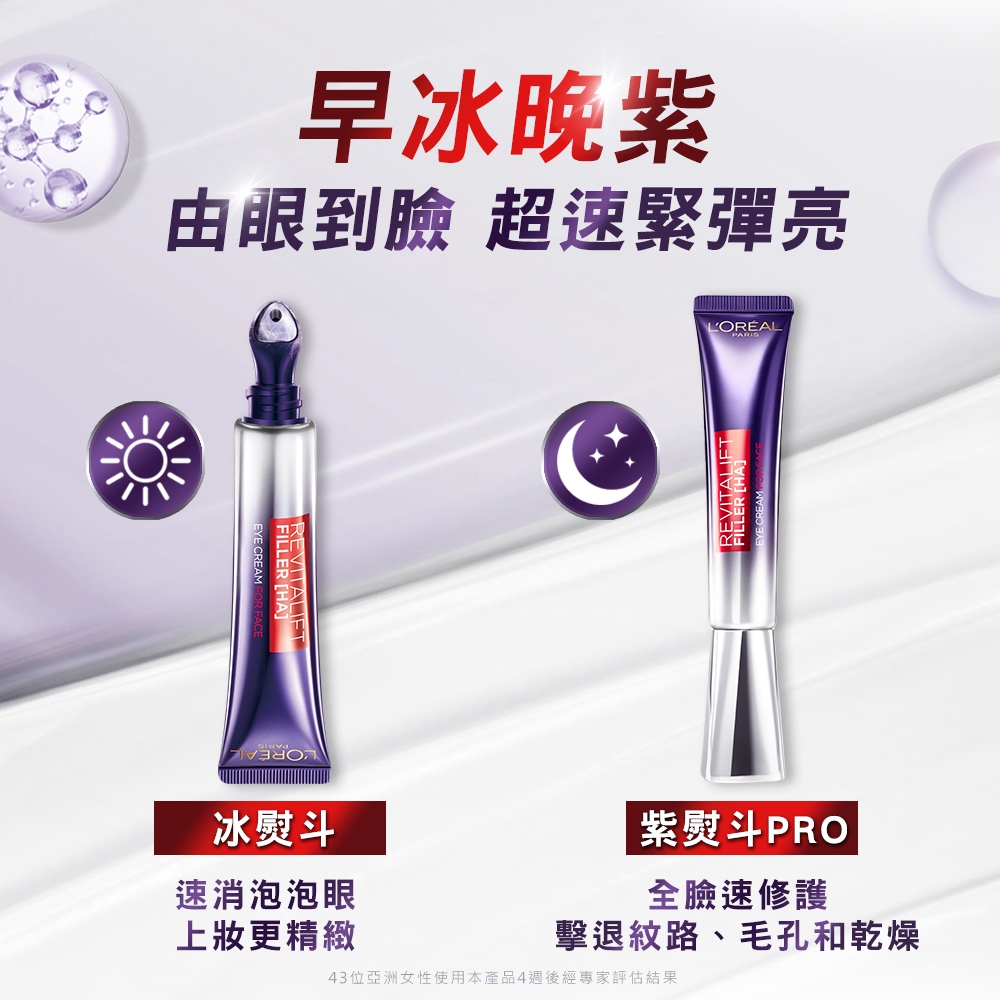 43位亚洲女性使用本产品4周后经专家评估结果