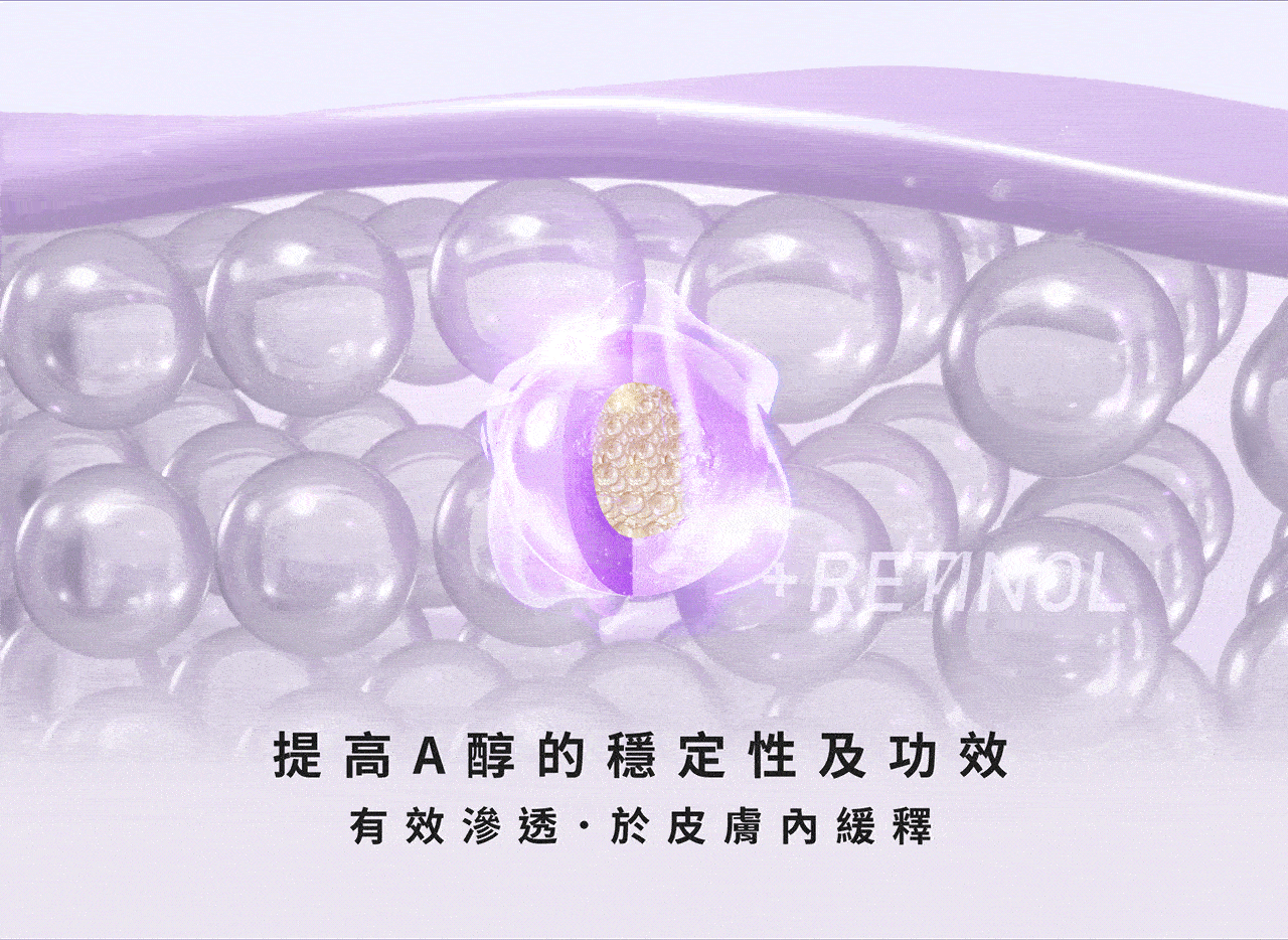 提高A 醇的稳定性及功效 有效渗透于皮肤内缓释 