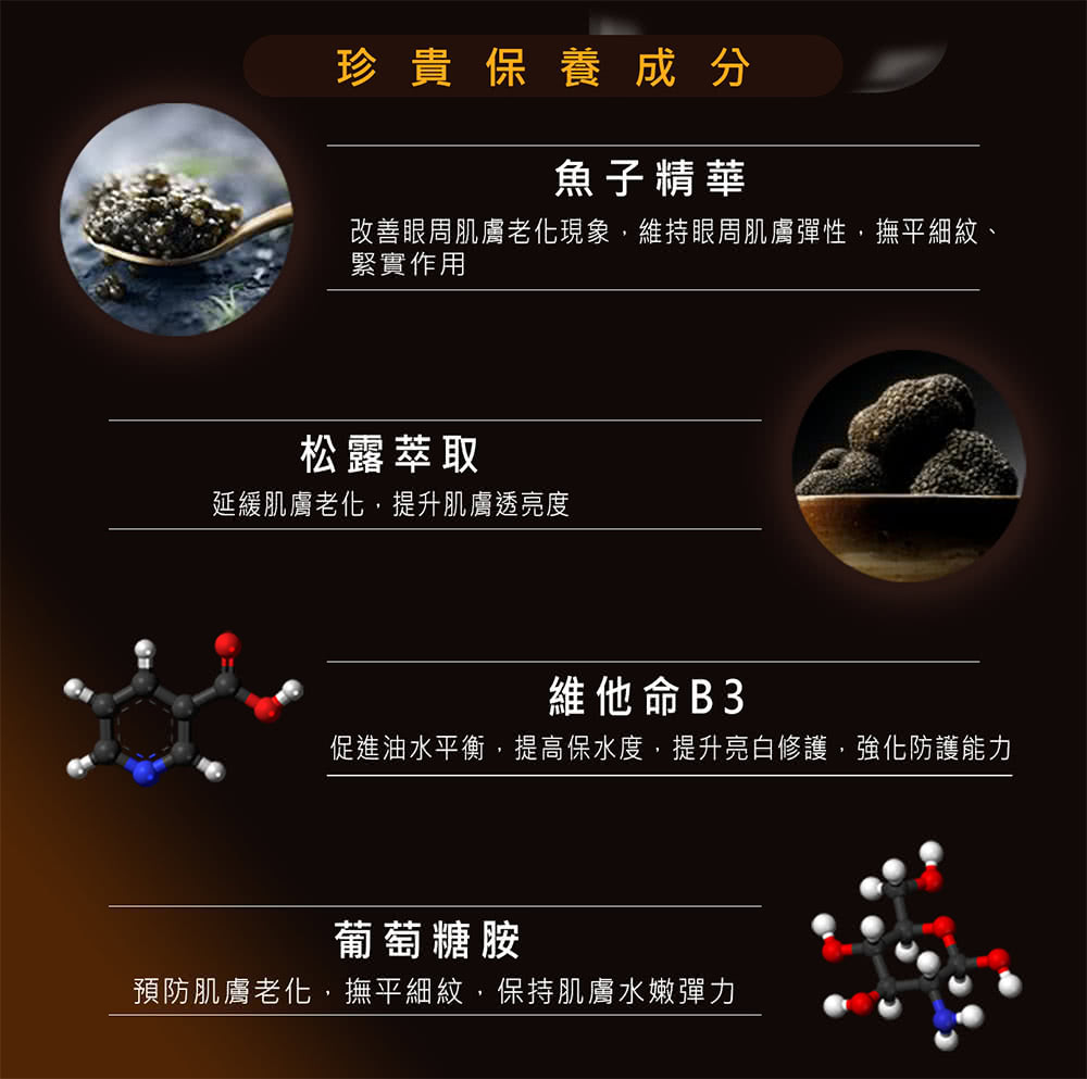 促进油水平衡,提高保水度,提升亮白修护,强化防护能力