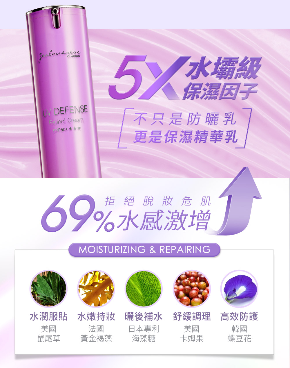 晒后补水 舒缓调理 高效防护