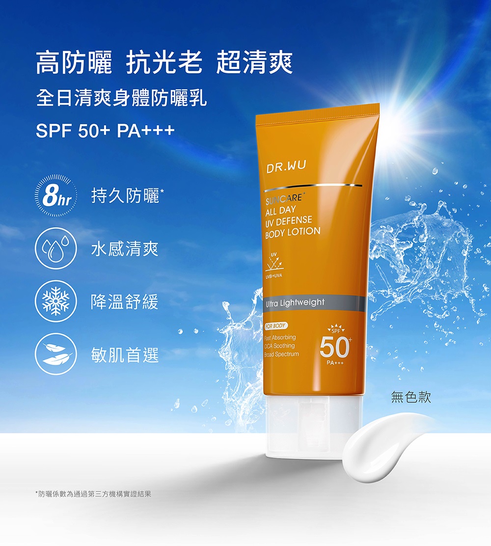 防晒系数为通过第三方机构实证结果