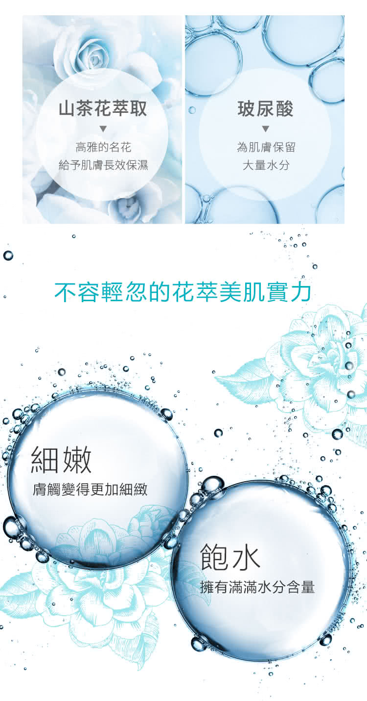 不容轻忽的花萃美肌实力